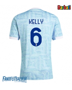 Juventus Lloyd Kelly #6 Tricou Fotbal Replică 2025-26 Barbati Deplasare